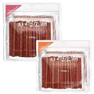 굿데이 자연소재 육포스틱 460g x 2개 오리고기 / 양고기 / 비프 / 연어 / 황태 