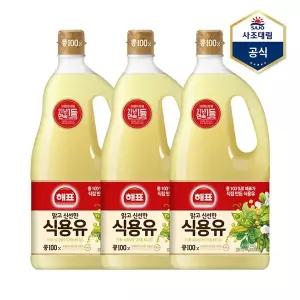 [하프클럽/사조 대림]해표 콩기름 1.8L X 3병 /식용유