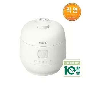 쿠첸 브레인 미니 풀스테인리스 듀얼프레셔 3인용 IH전기압력밥솥 화이트 CRT-TWS0310W