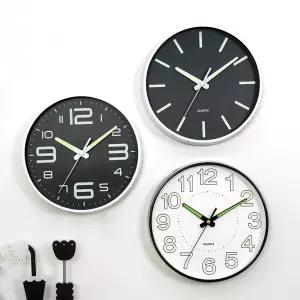 아날로그 인테리어 10인치 야광 무소음 벽시계 GW026