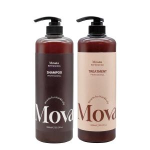 [모바타] 프로페셔널 대용량 미용실 샴푸+ 트리트먼트 세트 1000ml