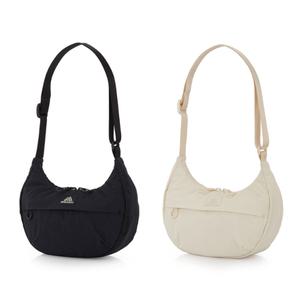 [그레고리](의정부점)수지 숄더백 SUSZY HALFMOON SHOULDER S EBONY BLACK,VORY WHITE UD665003