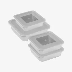 알텐바흐 더 스퀘어 스텐 밧드 M+L+L+XL 4종세트 (뚜껑채반포함)