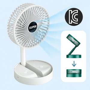 유비토 3단 접이식 탁상용선풍기 USB 무선