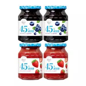 복음자리 45도 과일잼 4개 (딸기잼 2 +블루베리잼2)