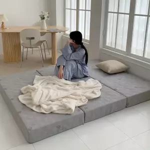 코트니아 오가닉순면 3단 접이식 매트리스 2컬러