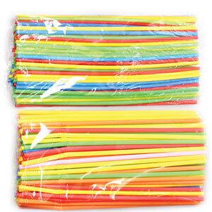 일자빨대,주름빨대 5mm,6mm,7mm 혼합