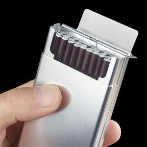 슬라이딩 통째로 담배케이스 슬림형 가볍고 튼튼한 메탈 합금 에쎄 1갑 20개피 슬라이드 자동오픈