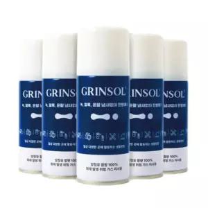 그린솔 미니 LPG가스없는 생활윤활방청제 100ml, 5개