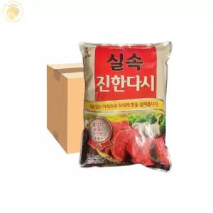 CJ제일제당 실속진한다시 2kg 한박스(6개입) 조미료다시다