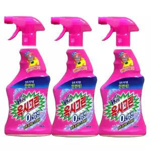 옥시크린 오투액션 얼룩제거제 스프레이 500ml 3개 세탁보조제 