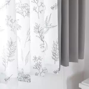 까르데코 힐링타임+디망쉬 작은창 암막커튼 2장