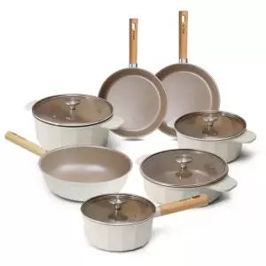 STOLTZ  크림 프라이팬 궁중팬 IH 인덕션 주방 필수 7종세트 편수18+양수20+양수24+전골24+팬24+팬26+웍26)