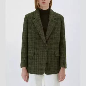 [롯데백화점]리스트 체크 패턴 싱글 원버튼 자켓(TWWJKO80050)