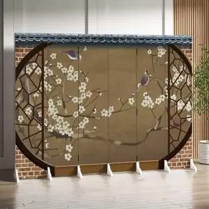 인테리어 파티션 6단06 레스토랑 이동식 가벽 원목