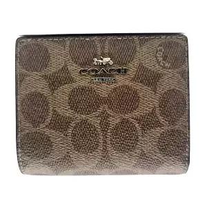 코치 스냅 월렛 인 시그니처 캔버스 반지갑 CW789 IMXHE