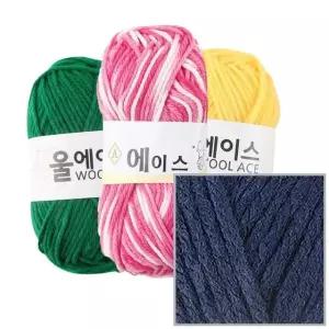 고품질 뜨개질 에이스 뜨개실 NO.496 4개입 털실 (WFJQMCK)