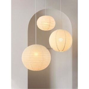 종이등 인테리어 전등갓 샹들리에 스시집 선술집 한지