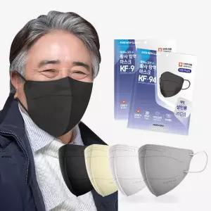 미라클하우스 에버뉴크린 100매 KF94 새부리형 마스크블랙/특대형 국산 컬러 714750