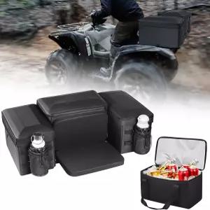 PBYMT 업그레이드된 ATV 가방 74L 대형 방수 보관 14L 쿨러 4휠러 카고백 리어 랙 시트백 폴라리스