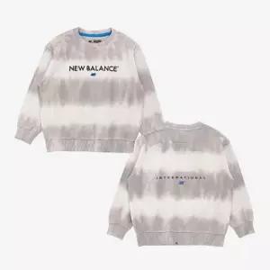M 뉴발란스키즈긴팔티 PQC NK9CF3301U-15 Outdoor Sports 타이다잉 스웨트셔츠