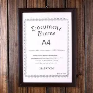 모던 A4 상장액자 졸업장 허가증 사진 벽걸이 액자 (KYR-WBD7FA6)