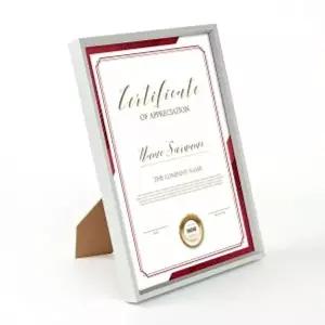 모던라인 입체 상장액자(A4) 벽걸이 졸업장액자 (KYR-WC7D3C6)