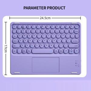 삼성 갤럭시 탭 S11 FE 플러스 S9 울트라 라이트 태블릿용 무선 블루투스 키보드 (터치패드 포함)