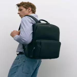 질스튜어트 액세서리 남성 [TREVI] 트레비 레더 백팩 (노트북수납)  (JUBA5F956BK)