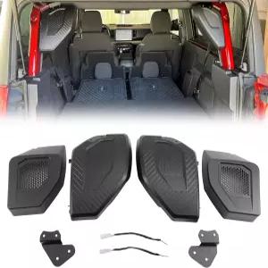 포드 브롱코 2025 2024 2023 2022년 4도어 업그레이드 6.5인치 포드용 CRMDF 리어 스피커 포드(스포츠 또는