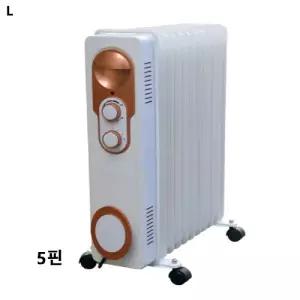 라디에이터 5핀 전기히터 겨울용품 온열 계절가전 난방기기 보조 실내용 가정용 사무실