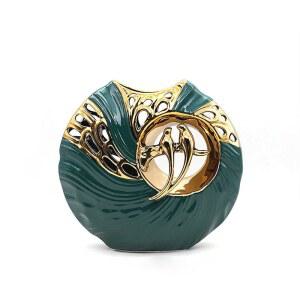 탄다루이 현대 추상 미술 도자기 조각상 집 장식 거실 커피 테이블 수집 가능 피규어 조각 장식품 (케이스)