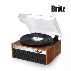 [Hit] 브리츠 BZ-AP40BT (우드) 턴테이블/블루투스스피커/LP플레이어/레트로