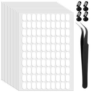 1200개 양면 접착 네일 테이프 가짜 팁 스티커 탭으로 미리 자른 디스플레이 스트립에 핀셋으로 아트 스탠드 연습 홀더 컬러 차트 책을 인쇄할 수 있습니다