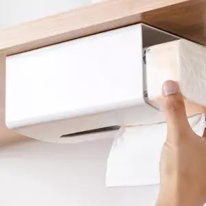 접착식 티슈케이스 벽걸이 키친타올걸이 주방 화장실 휴지 보관함