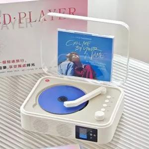 블루투스 CD플레이어 리모컨 씨디 월넛(하이파이 음질) 턴테이블 시디 스피커 무선(1)