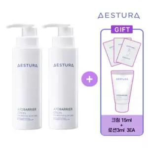 에스트라 아토베리어 로션 200ml(병원판매용)2개 (추가 크림15ml + 로션3ml 3개)