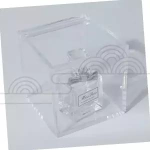 향수병 보관함 투명 아크릴 화장품 정리함 데스크 수납 케이스 뚜껑형 사각 디스플레이 박스