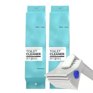 [청소앤] 노터치 변기크리너 리필 (40매) 사용후 변기쏙 일회용브러시