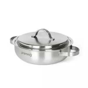 키친아트 프리미오3 통3중 스텐304 인덕션 전골냄비 24cm