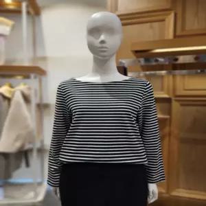 [플라스틱아일랜드] 플라스틱아일랜드 스트라이프보트넥티셔츠 PQ1CL201