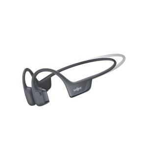 SHOKZ 새로운 오픈런 프로 2 미니 오픈이어, 골전도 스포츠 헤드폰 - 반사 스트립 포함 땀에 강하며 운동용 안전하고 무선이며 편안한 핏 딥 베이스 및 스마트 마이크