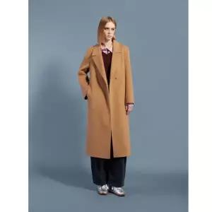 [롯데백화점]DEWL 알파카 블렌드 핸드메이드 싱글 롱 코트 D254MSG920