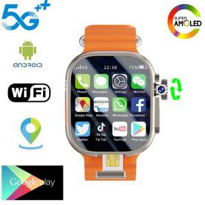 S10 Ultra Max Smartwatch 4G 5G Android 10.0 2.2인치 Amoled 로터리 카메라 영상 통화 GPS WIFI 앱 다운로드 스마트 워치 남성 여성