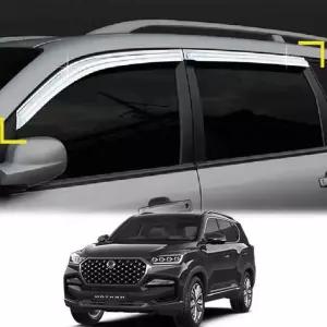 크롬 썬바이저 올뉴렉스턴 창문몰딩 윈도우바이저