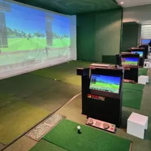 중고 타석스크린골프 바닥센서 지존/디딤골프 호환 키오스크 개인연습장 가정용 학교수업용