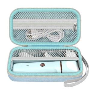 리시나 여성용 비키니 트리머 전기 면도기용 케이스 퍼빅 헤어 트리머 레이디 면도기 그루밍 도구 및 액세서리 보관용 여행용 홀더 파란색(박스 전용)