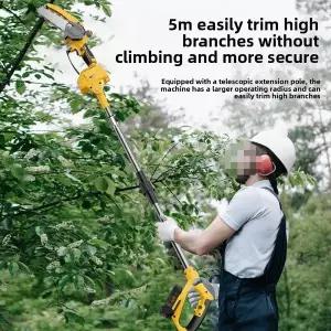 고지톱 충전식 전기톱 고가지 가지치기 가위 텔레스코픽 고공 전동 브러시리스 전지가위 길이 조절 가능 고