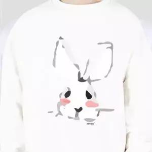 키밍 rabbit 맨투맨 우정룩 시밀러룩 데일리 캐주얼