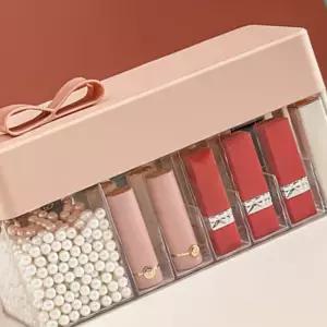 아크릴 립스틱정리함 보관함 화장품정리 수납 진열대 탁상용 주방 테이블 소품정리